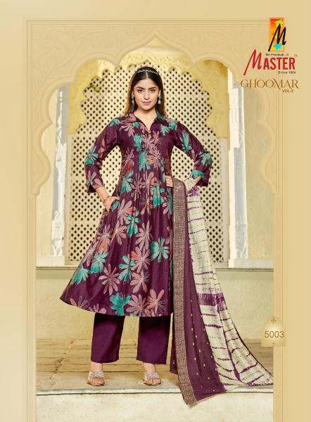 Master ghoomer vol-5 ptinted stiched kurtis wholesale